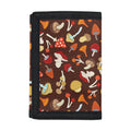 Cartoon Mushroom Pattern Print Trifold Wallet
