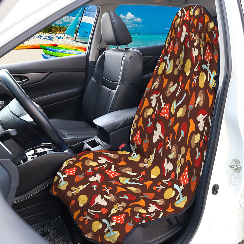 Cartoon Mushroom Pattern Print Waterproof Car Seat Cover
