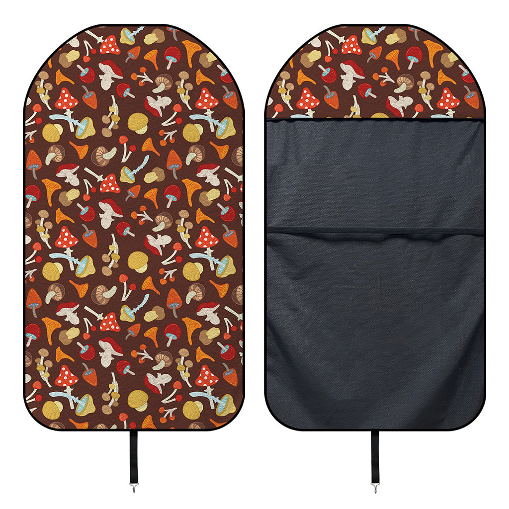 Cartoon Mushroom Pattern Print Waterproof Car Seat Cover
