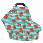 Cartoon Octopus Pattern Print Baby Seat Cover