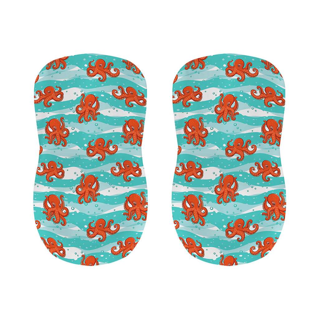 Cartoon Octopus Pattern Print Bar Stool Covers