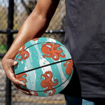 Cartoon Octopus Pattern Print Basketball