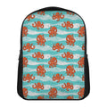 Cartoon Octopus Pattern Print Casual Backpack
