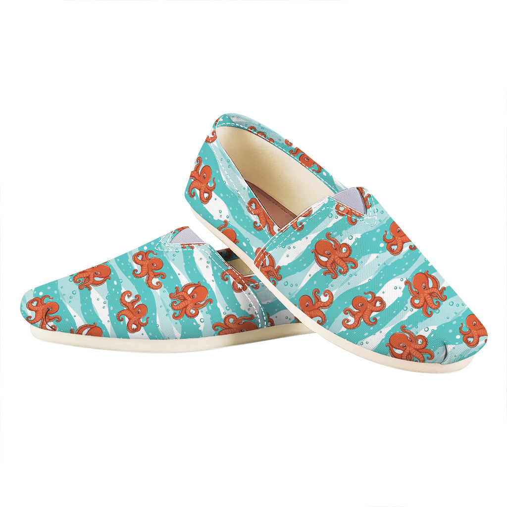 Cartoon Octopus Pattern Print Casual Shoes
