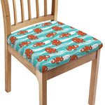 Cartoon Octopus Pattern Print Chair Cushion Cover
