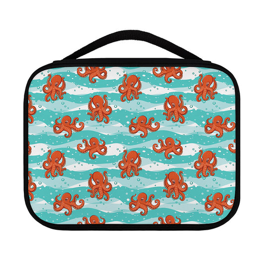 Cartoon Octopus Pattern Print Classic Bible Case