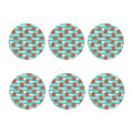 Cartoon Octopus Pattern Print Coaster Set