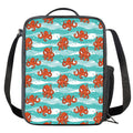 Cartoon Octopus Pattern Print Crossbody Lunch Bag