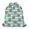 Cartoon Octopus Pattern Print Drawstring Bag