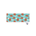Cartoon Octopus Pattern Print Extended Mouse Pad