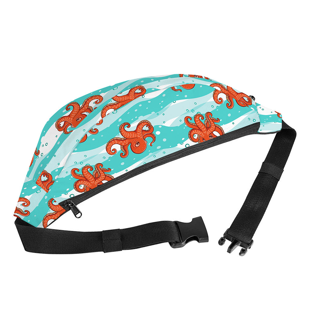 Cartoon Octopus Pattern Print Fanny Pack