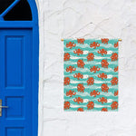 Cartoon Octopus Pattern Print Garden Flag