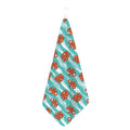 Cartoon Octopus Pattern Print Hand Towel