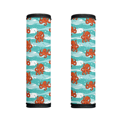 Cartoon Octopus Pattern Print Handle Covers