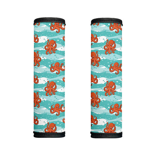 Cartoon Octopus Pattern Print Handle Covers