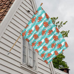 Cartoon Octopus Pattern Print House Flag