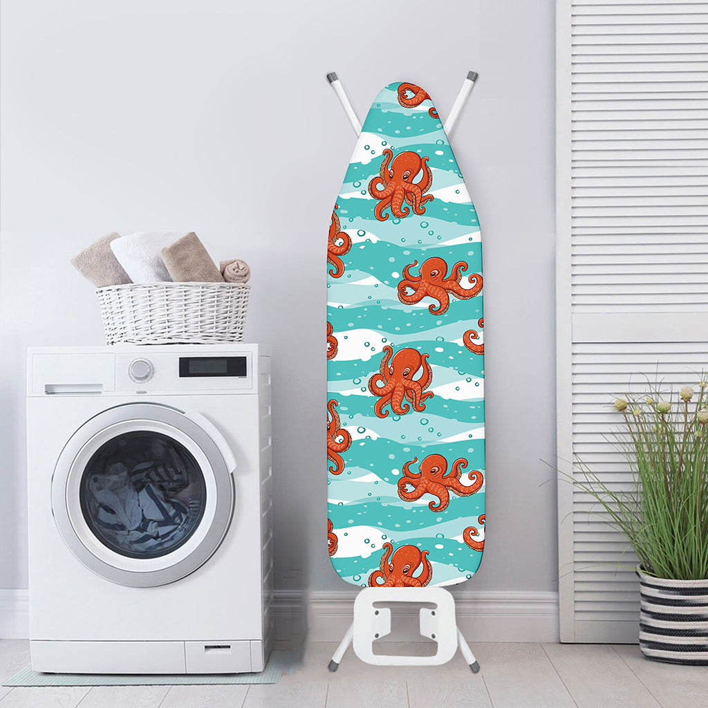 Cartoon Octopus Pattern Print Ironing Board Cover