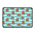 Cartoon Octopus Pattern Print Kitchen Mat