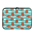 Cartoon Octopus Pattern Print Laptop Sleeve