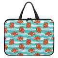 Cartoon Octopus Pattern Print Laptop Sleeve With Handle