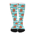 Cartoon Octopus Pattern Print Long Socks