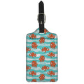 Cartoon Octopus Pattern Print Luggage Tag