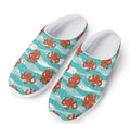 Cartoon Octopus Pattern Print Mesh Casual Shoes