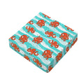 Cartoon Octopus Pattern Print Outdoor Seat Cushion Cover