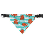 Cartoon Octopus Pattern Print Over The Collar Dog Bandana