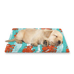 Cartoon Octopus Pattern Print Pet Cooling Mat Cover