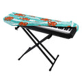 Cartoon Octopus Pattern Print Piano Keyboard Cover
