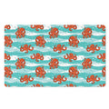 Cartoon Octopus Pattern Print Polyester Doormat