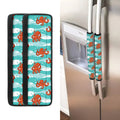 Cartoon Octopus Pattern Print Refrigerator Handle Covers