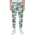 Cartoon Octopus Pattern Print Joggers