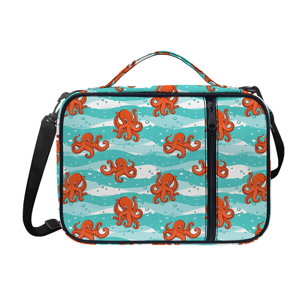 Cartoon Octopus Pattern Print Shoulder Strap Bible Bag