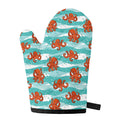 Cartoon Octopus Pattern Print Single Oven Mitt