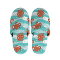 Cartoon Octopus Pattern Print Slippers