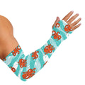 Cartoon Octopus Pattern Print Sun Protection Arm Sleeves