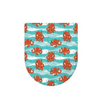 Cartoon Octopus Pattern Print Toilet Lid Cover
