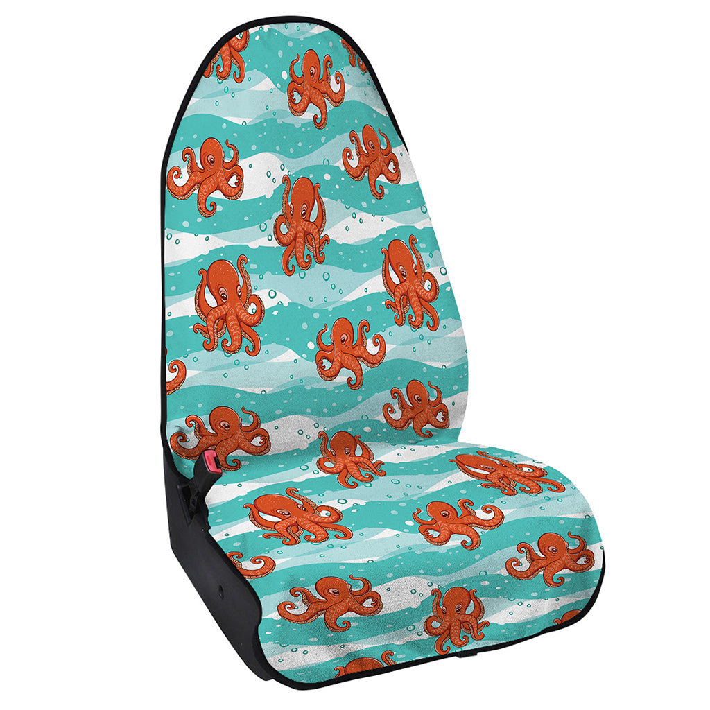 Cartoon Octopus Pattern Print Waterproof Car Seat Cover