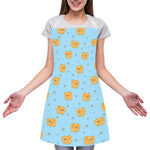 Cartoon Pomeranian Pattern Print Adjustable Apron