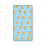 Cartoon Pomeranian Pattern Print Baby Crib Sheet