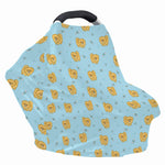 Cartoon Pomeranian Pattern Print Baby Seat Cover