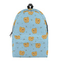 Cartoon Pomeranian Pattern Print School Backpack