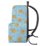 Cartoon Pomeranian Pattern Print Backpack