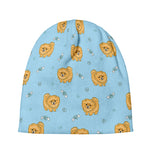 Cartoon Pomeranian Pattern Print Beanie