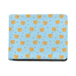 Cartoon Pomeranian Pattern Print Bifold Wallet