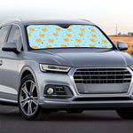 Cartoon Pomeranian Pattern Print Car Windshield Sun Shade