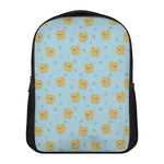 Cartoon Pomeranian Pattern Print Casual Backpack