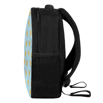 Cartoon Pomeranian Pattern Print Casual Backpack